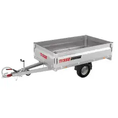 Totalvekt 1300 kg ● Nyttelast 993 kg ● Kassem&aring;l L/B 250/150cm