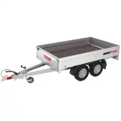 <p>Totalvekt 1300 kg ● Nyttelast 965 kg ● Kassem&aring;l L/B 250/150cm</p>
