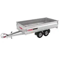 Totalvekt 2600 kg ● Nyttelast 2166 kg ● Kassem&aring;l L/B 320/150cm