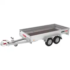 Totalvekt 2000 kg ● Nyttelast 1605 kg ● Kassem&aring;l L/B 320/150cm