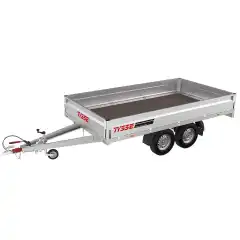 Totalvekt 2000 kg ● Nyttelast 1553 kg ● Kassem&aring;l L/B 320/180cm