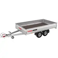 Totalvekt 2600 kg ● Nyttelast 2139 kg ● Kassem&aring;l L/B 320/180cm