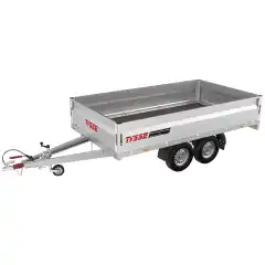 Totalvekt 2600 kg ● Nyttelast 2139 kg ● Kassem&aring;l L/B 320/180cm