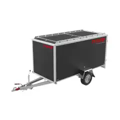 Totalvekt  1300 kg ● Nyttelast  778 kg ● Kassem&aring;l L/B/H 325/150/150cm