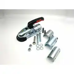 Medf&oslash;lger skims/mellomleggsplater. Samt bolter/muttrer. Universal kulekobling, passer de fleste hengere opptil 2700kg totalvekt.<br />
Merke Alko